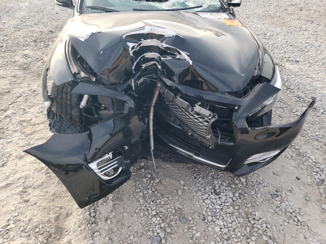 2016 Infiniti Q70 VIN JN1BY1PP3GM631213 Copart auction photo, front end / top/roof damage thumbnail 11