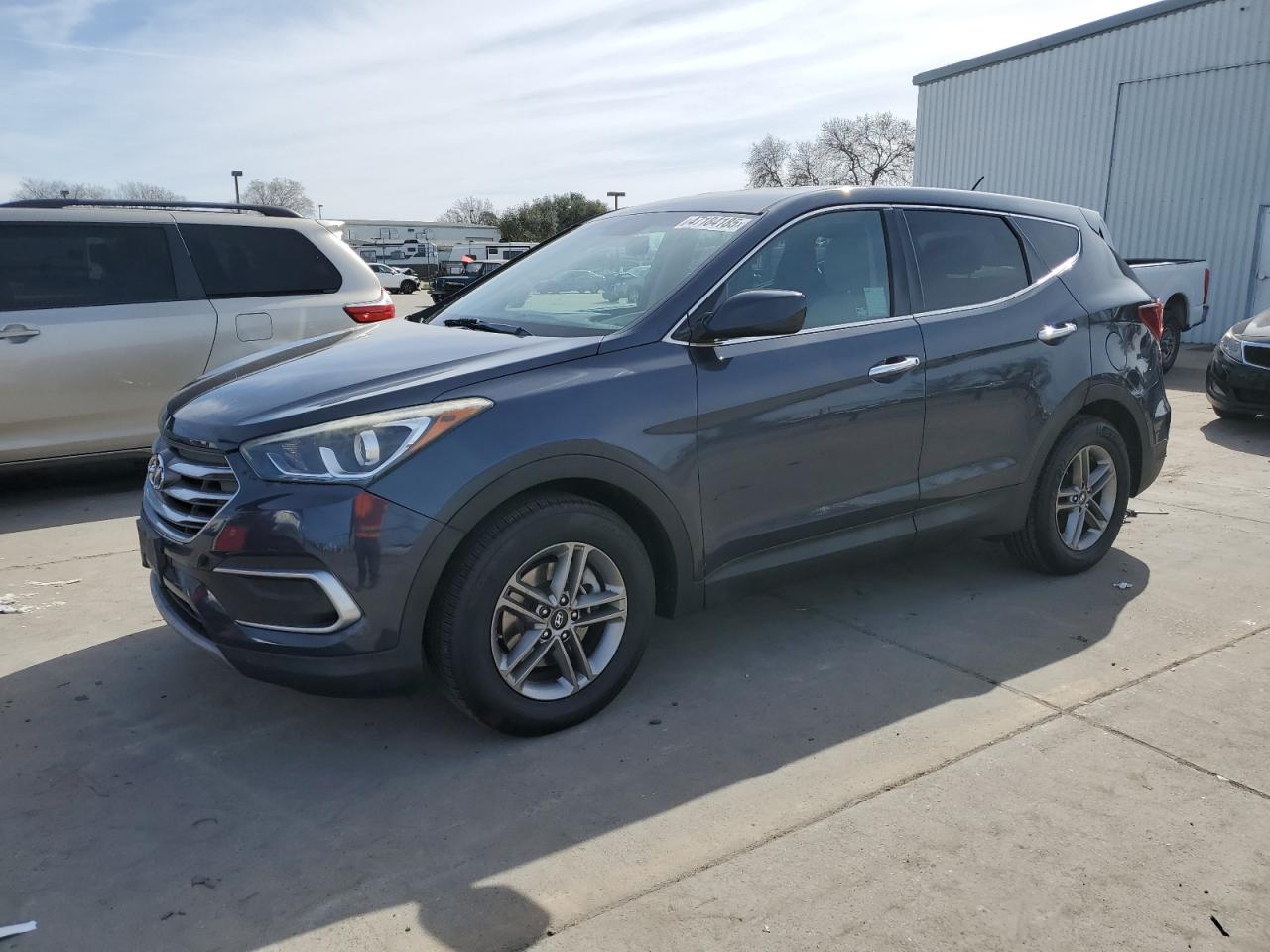 2018 Hyundai Santa Fe VIN 5NMZT3LB0JH097778 - Copart auction photo