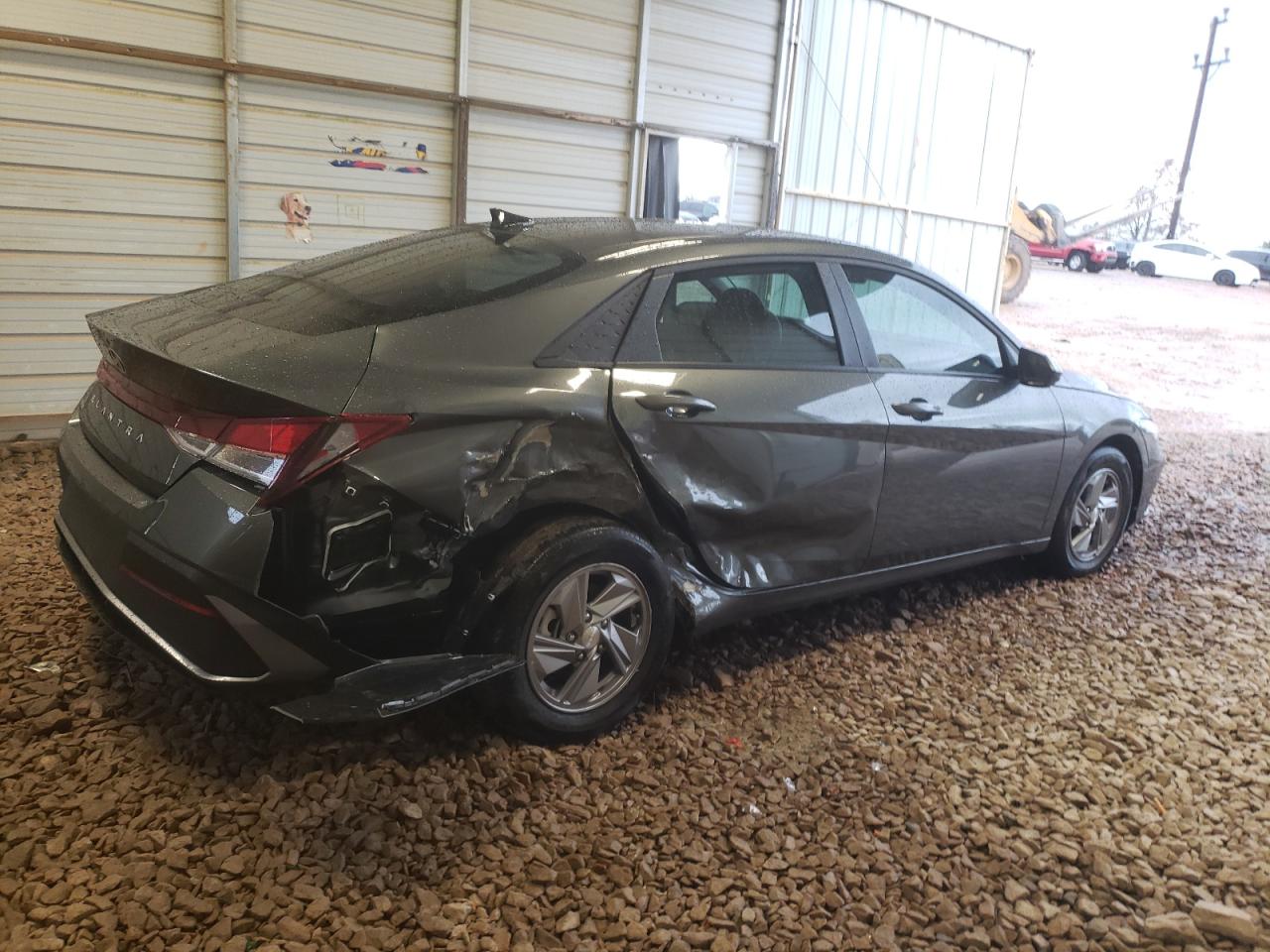 2024 Hyundai Elantra VIN KMHLL4DG7RU723588 Copart auction photo, rear end / side damage thumbnail 3