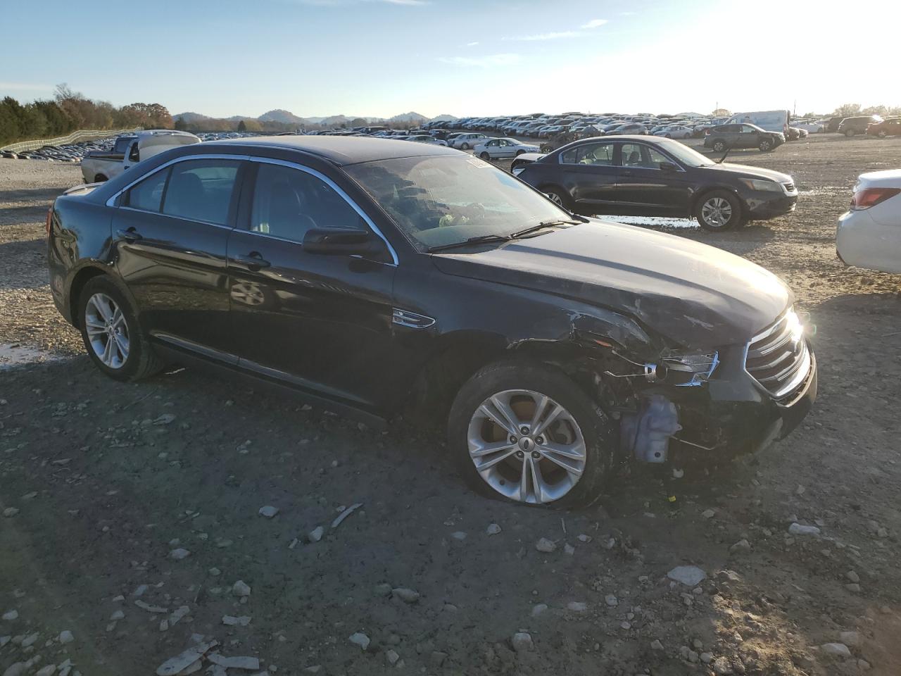 2015 Ford Taurus VIN 1FAHP2E80FG164539 Copart auction photo, front end / undercarriage damage thumbnail 4