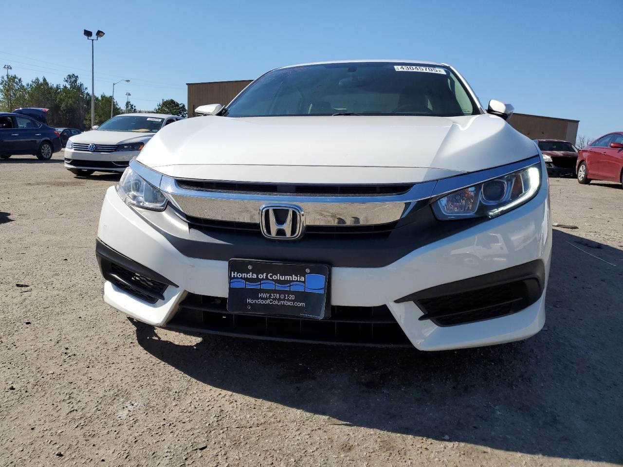 2017 Honda Civic VIN 19XFC2F52HE038347 Copart auction photo, front end damage thumbnail 5
