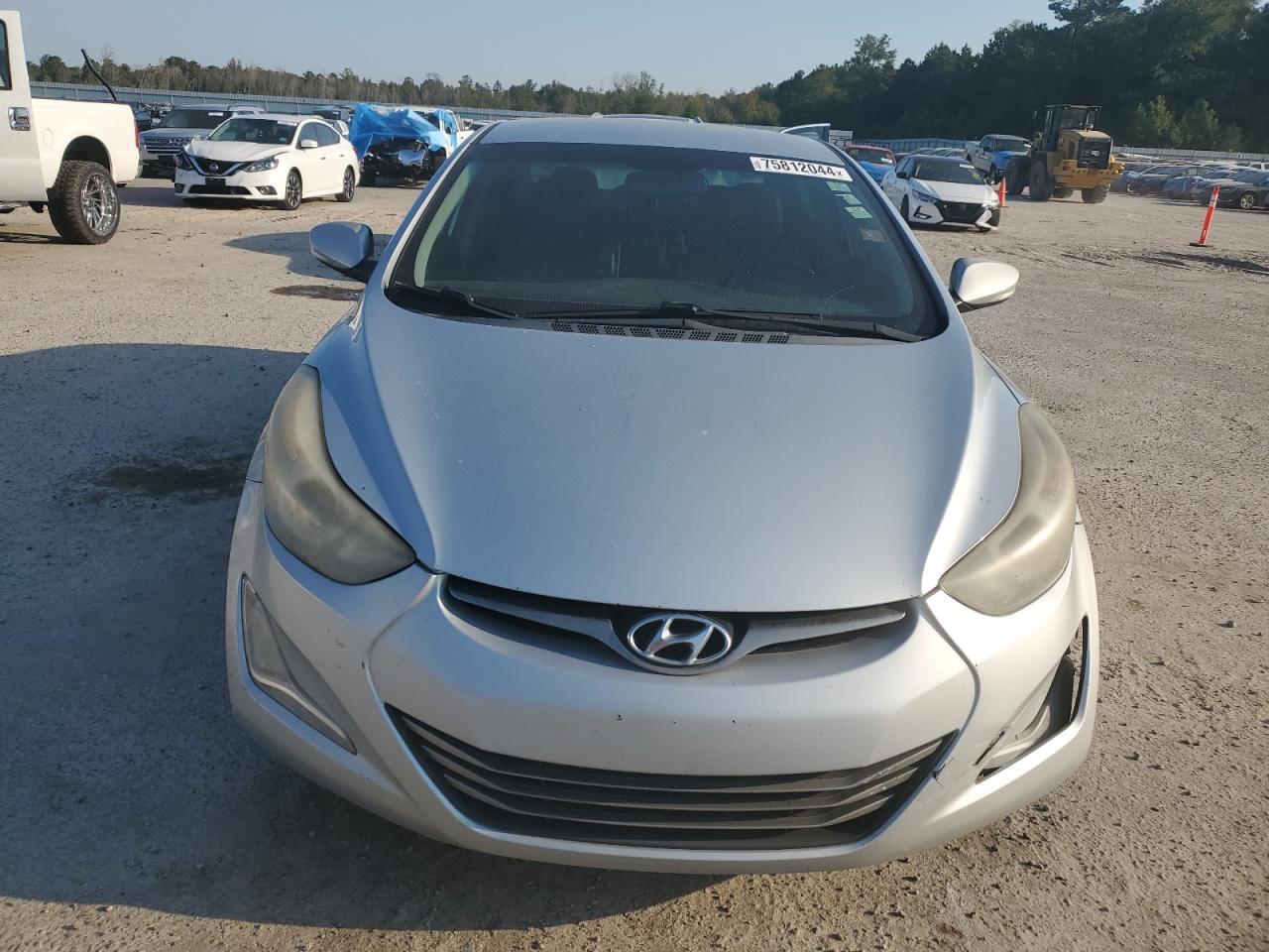 2014 Hyundai Elantra VIN 5NPDH4AE2EH457754 Copart auction photo, water/flood damage thumbnail 5