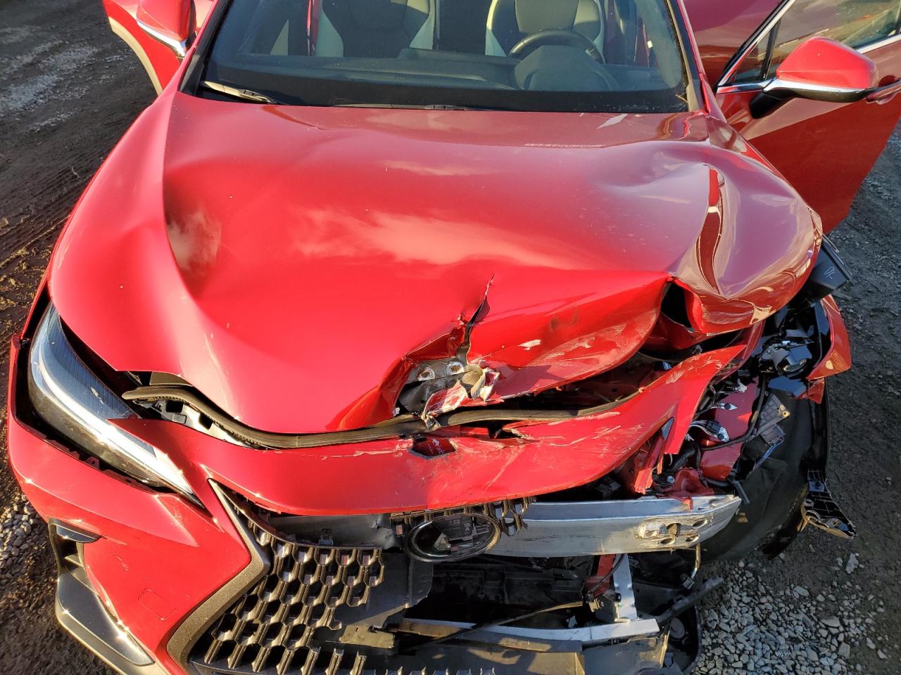 2024 Lexus NX VIN 2T2ADCAZ3RC006672 Copart auction photo, front end damage thumbnail 12