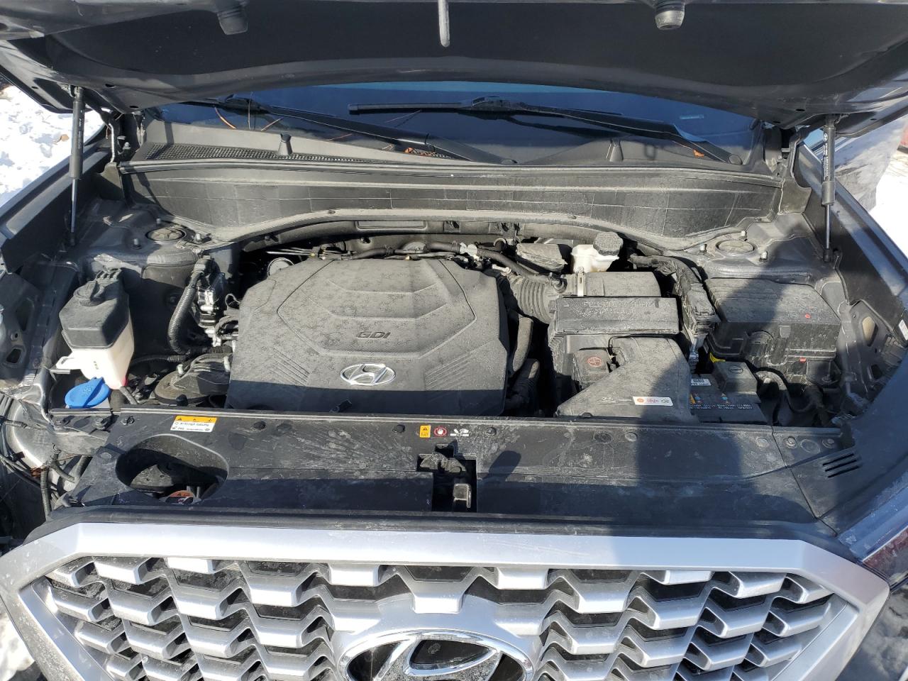 2021 Hyundai Palisade VIN KM8R2DHE1MU309835 Copart auction photo, front end / minor dent/scratches damage thumbnail 12