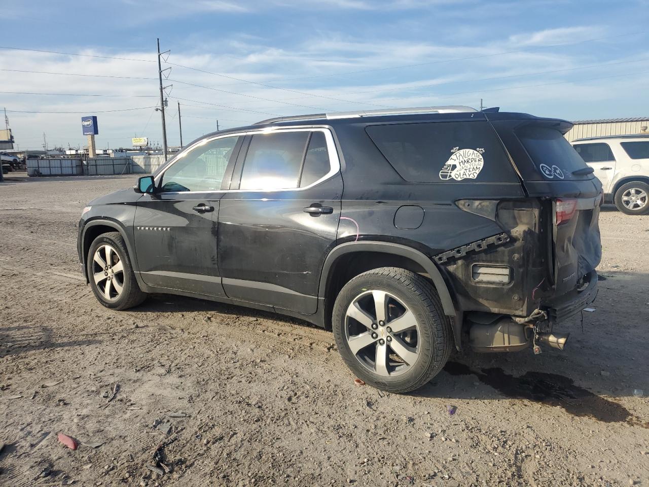 2018 Chevrolet Traverse VIN 1GNERHKW1JJ128214 Copart auction photo, rear end damage thumbnail 2