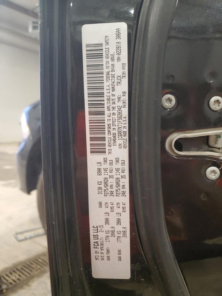 2015 RAM 1500 VIN 1C6RR7KT1FS620342 Copart auction photo, front end / hail damage thumbnail 12