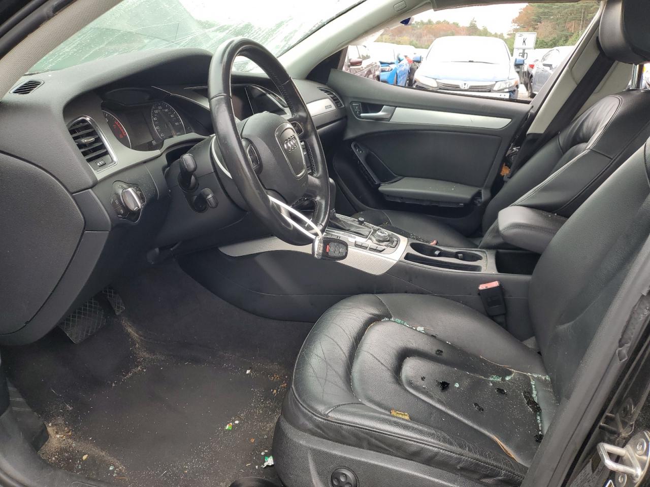 2010 Audi A4 VIN WAUFFAFL9AN015470 Copart auction photo, side / top/roof damage thumbnail 7