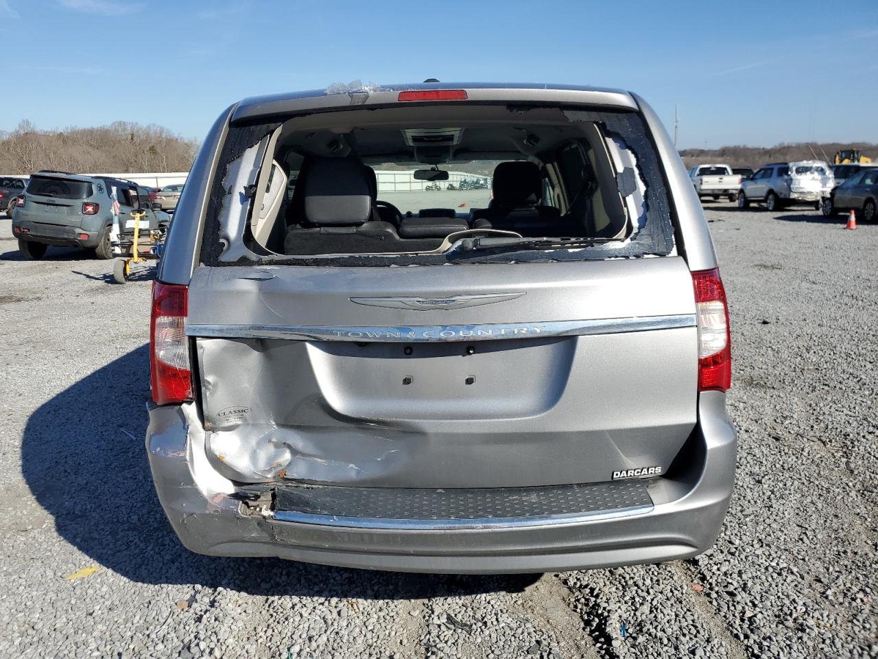 2016 Chrysler Town & Country VIN 2C4RC1BG7GR129450 Copart auction photo, rear end / front end damage thumbnail 6
