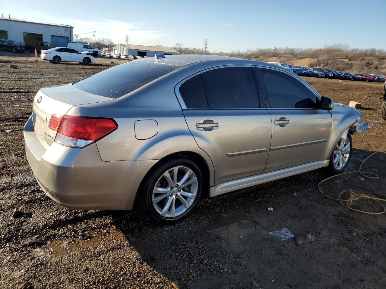 2014 Subaru Legacy VIN 4S3BMCL67E3015664 Copart auction photo, front end / side damage thumbnail 3