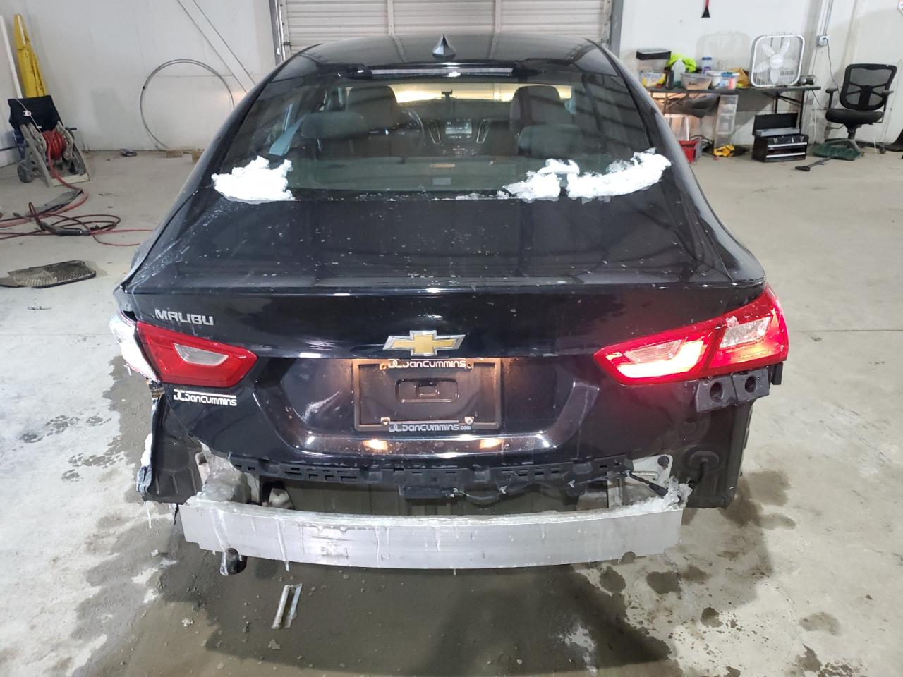 2017 Chevrolet Malibu VIN 1G1ZB5ST0HF223811 Copart auction photo, rear end damage thumbnail 6