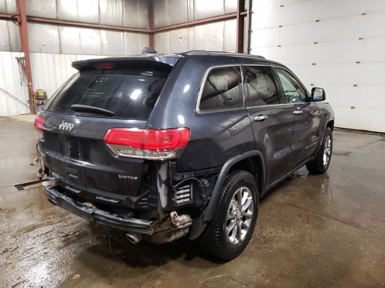 2014 Jeep Grand Cherokee VIN 1C4RJFBG6EC335593 Copart auction photo, all over damage thumbnail 3