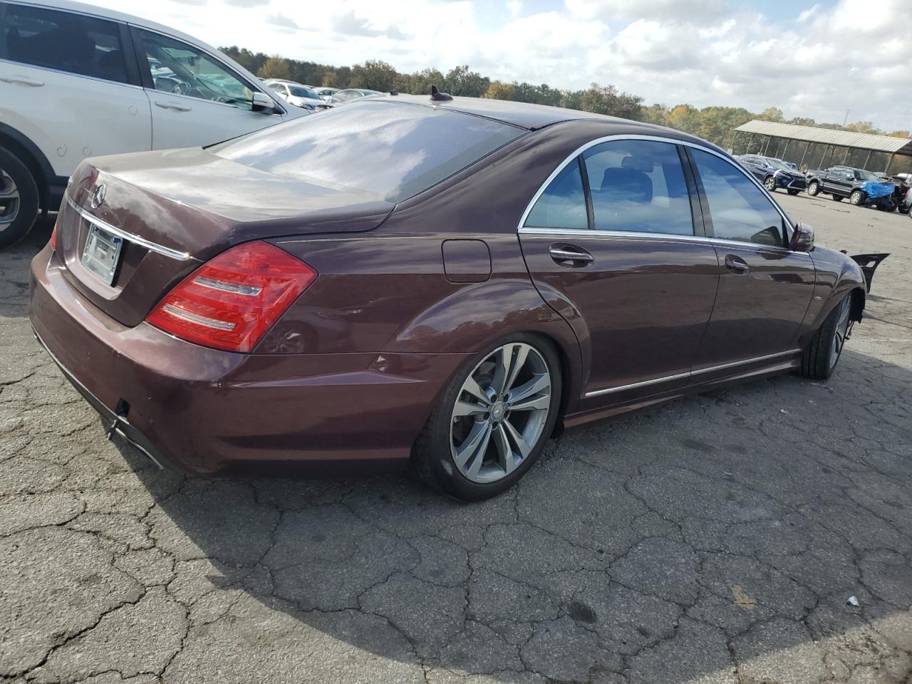 2012 Mercedes-Benz S-klasse VIN WDDNG7DB8CA430112 Copart auction photo, front end damage thumbnail 3