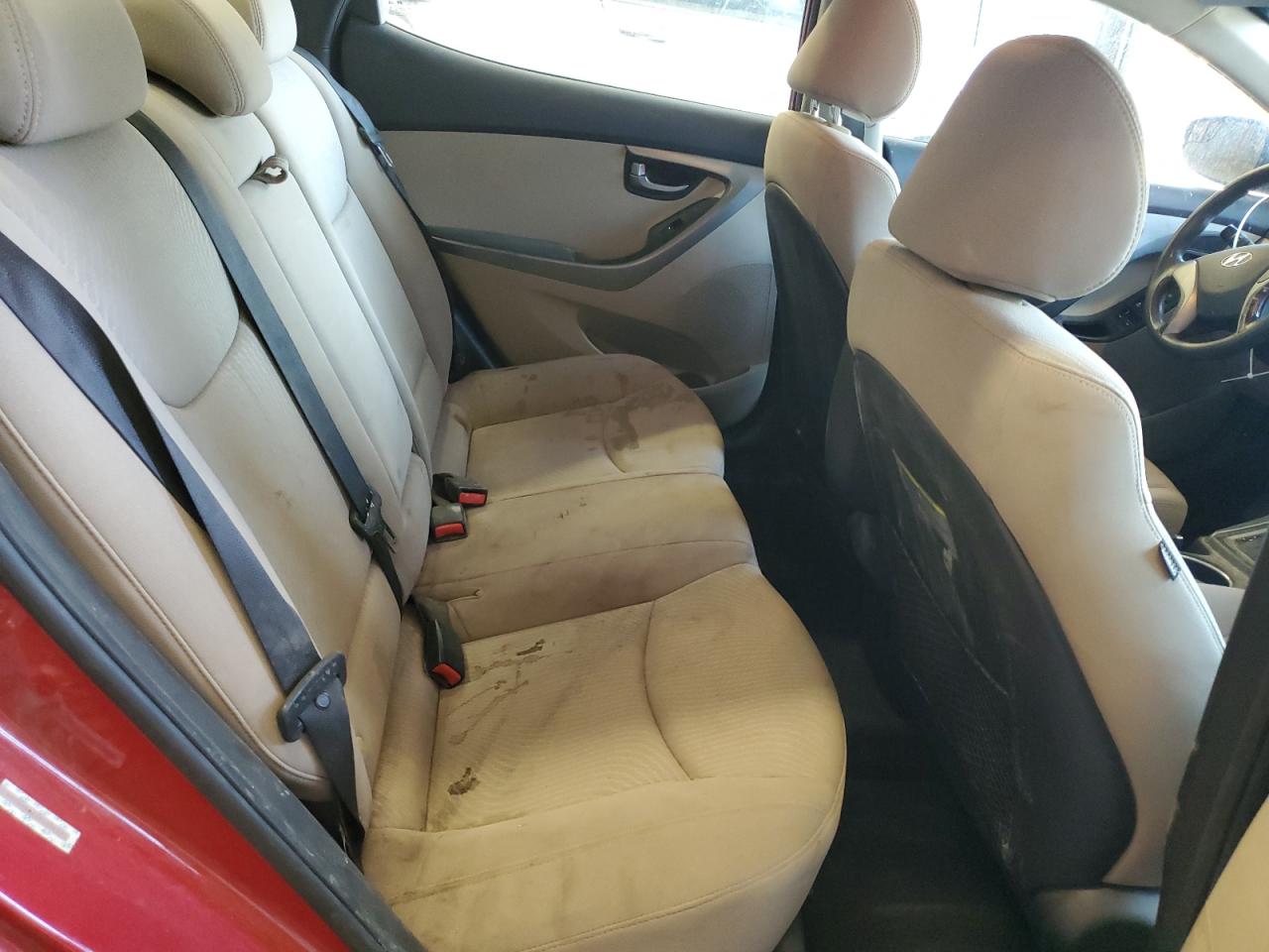 2015 Hyundai Elantra VIN KMHDH4AE3FU354023 Copart auction photo, rear end damage thumbnail 10
