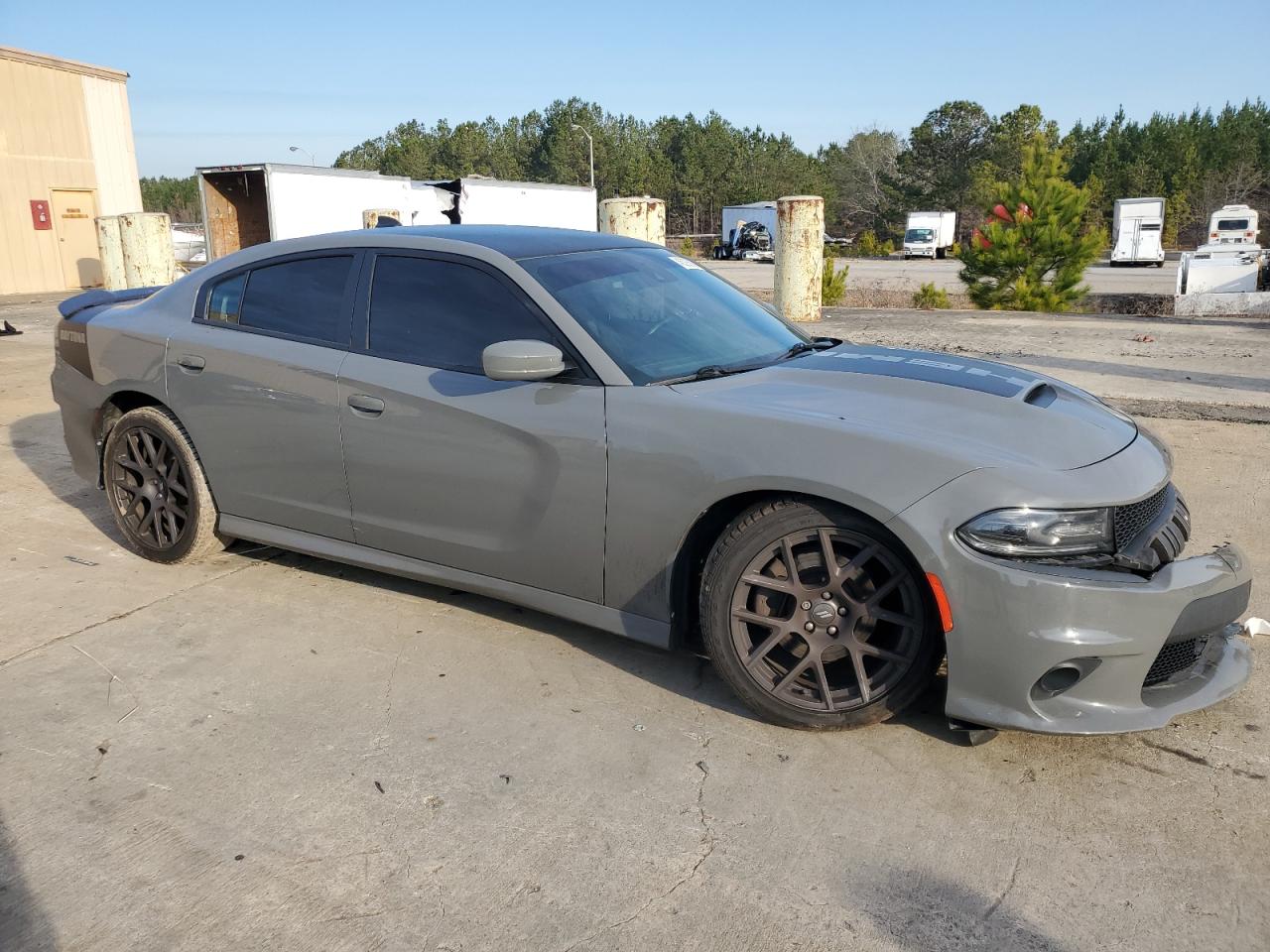 2019 Dodge Charger VIN 2C3CDXCT8KH588555 Copart auction photo, front end damage thumbnail 4