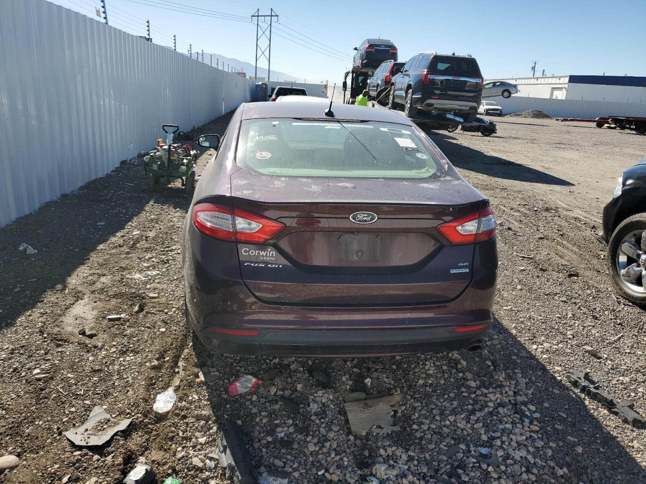 2013 Ford Fusion VIN 3FA6P0HR2DR350878 Copart auction photo, front end damage thumbnail 6
