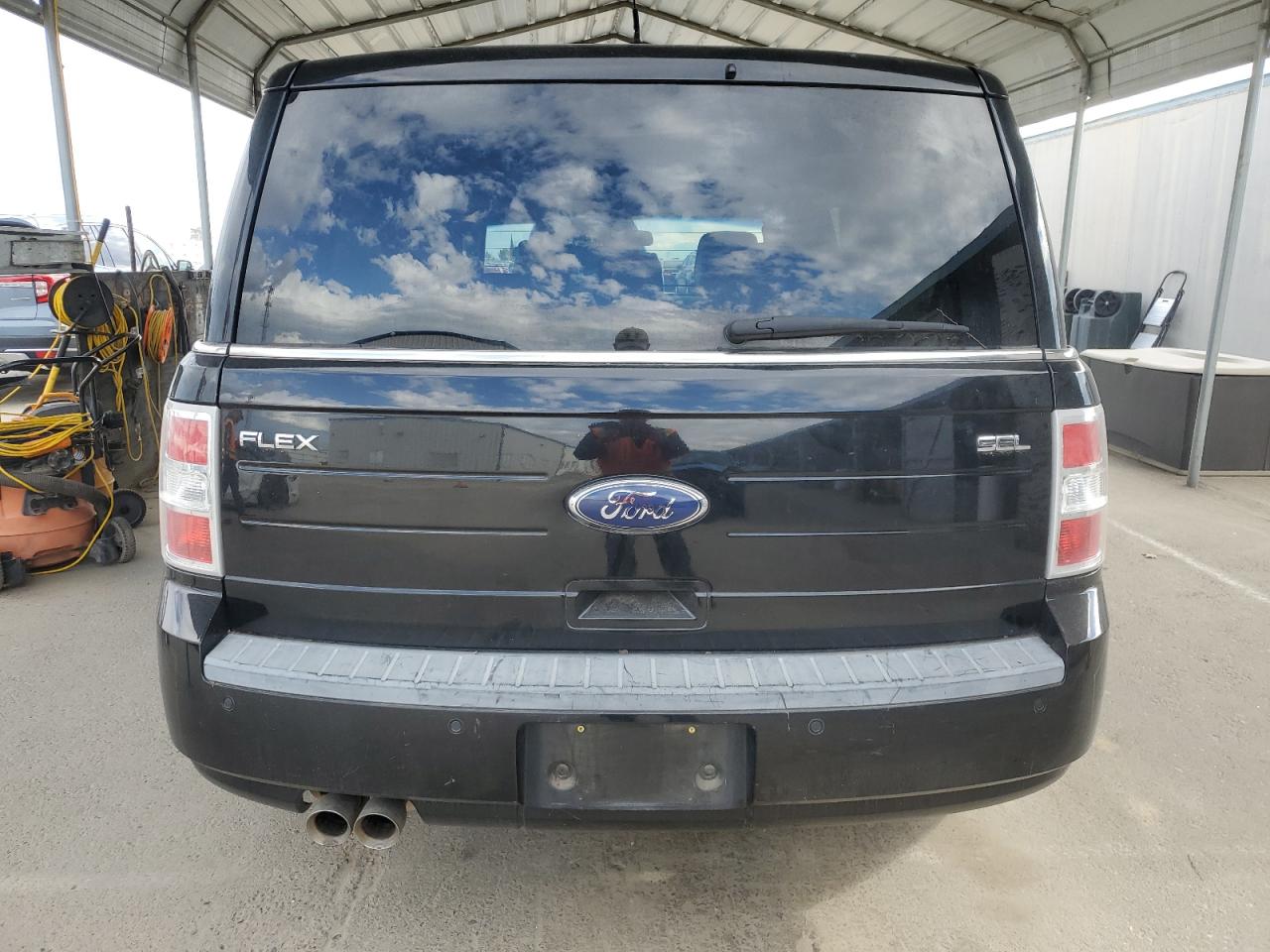 2009 Ford Flex VIN 2FMDK52C29BA09502 Copart auction photo, side damage thumbnail 6