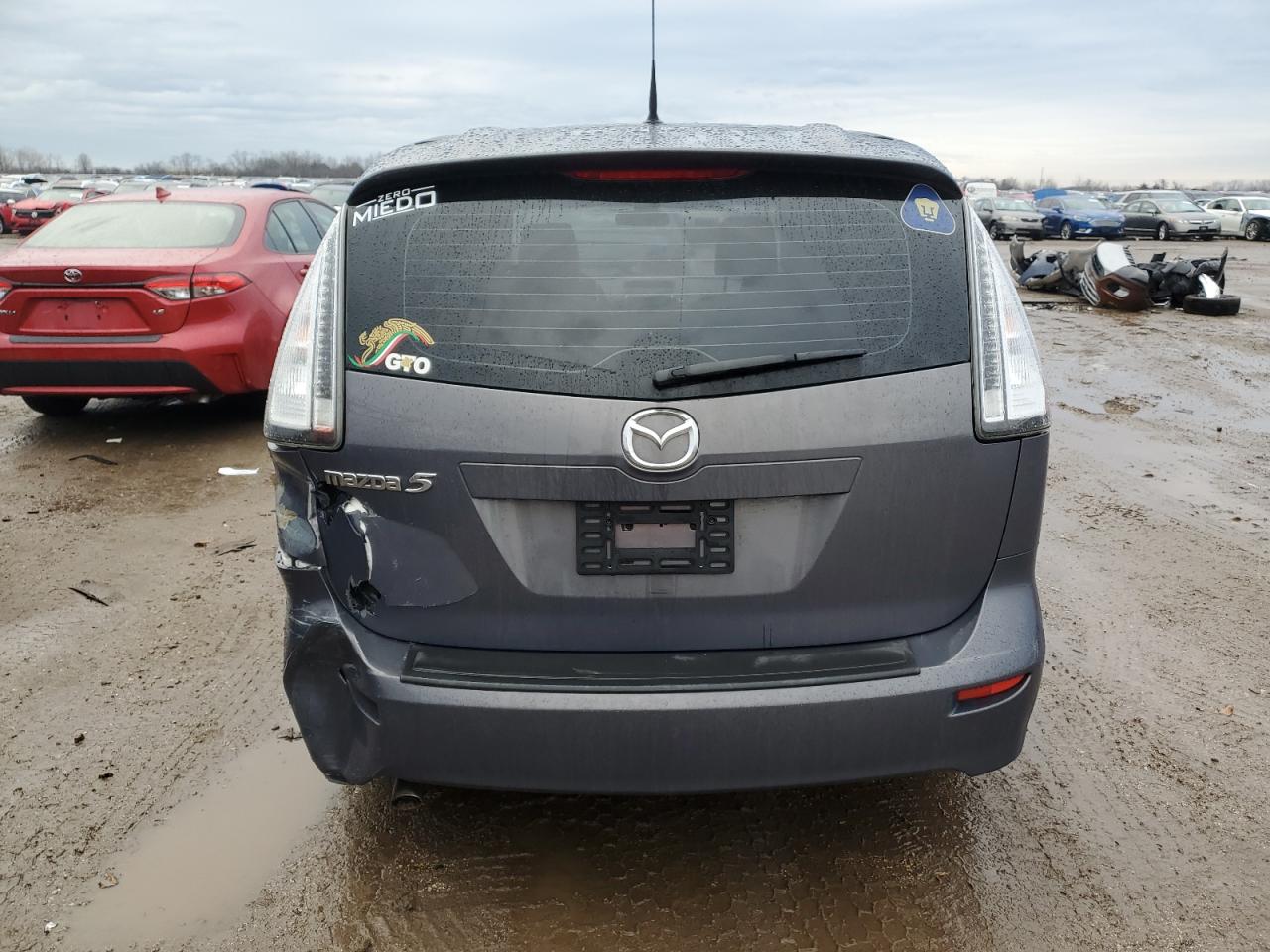 2009 Mazda 5 VIN JM1CR293190330951 Copart auction photo, rear end / minor dent/scratches damage thumbnail 6
