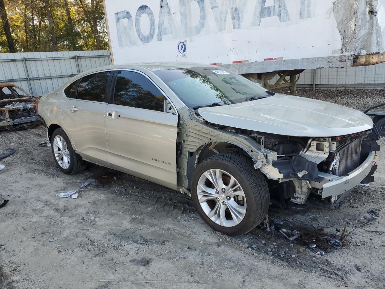2015 Chevrolet Impala VIN 2G1125S39F9137061 Copart auction photo, front end / rear end damage thumbnail 4