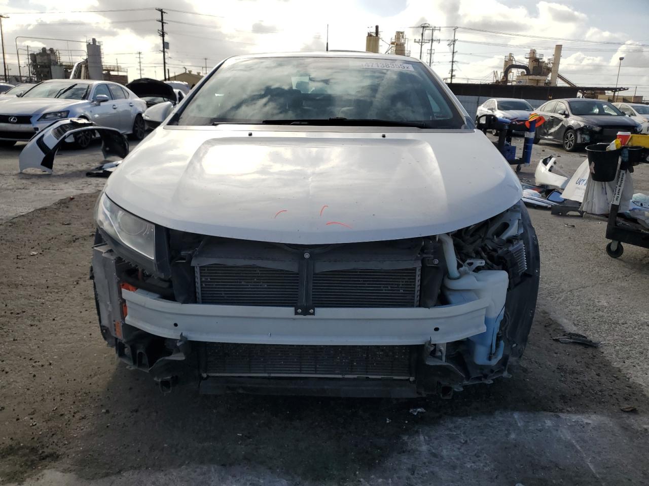 2013 Chevrolet Volt VIN 1G1RB6E48DU147013 Copart auction photo, front end / side damage thumbnail 5