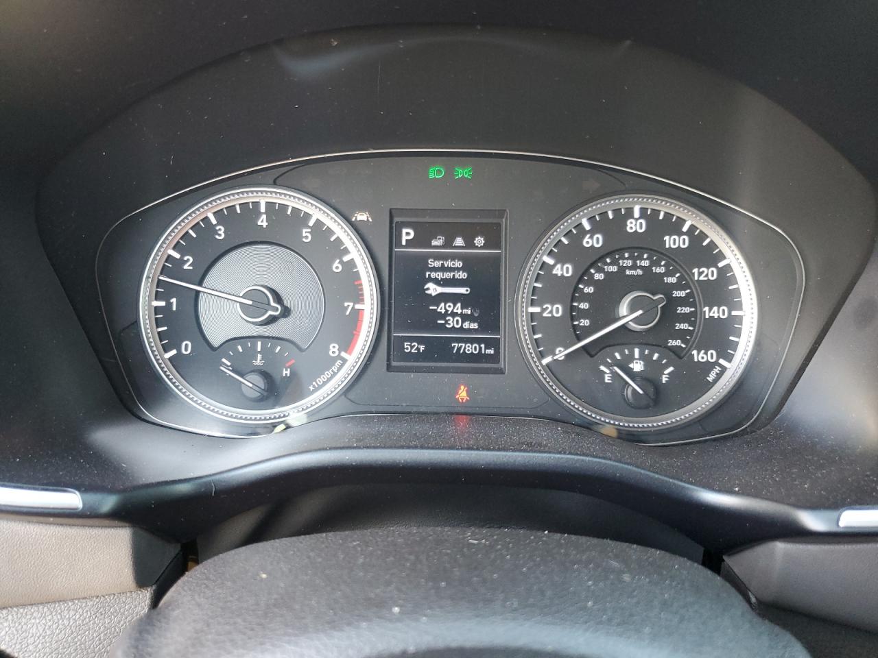 2019 Hyundai Santa Fe VIN 5NMS2CAD4KH006733 Copart auction photo, front end / side damage thumbnail 9