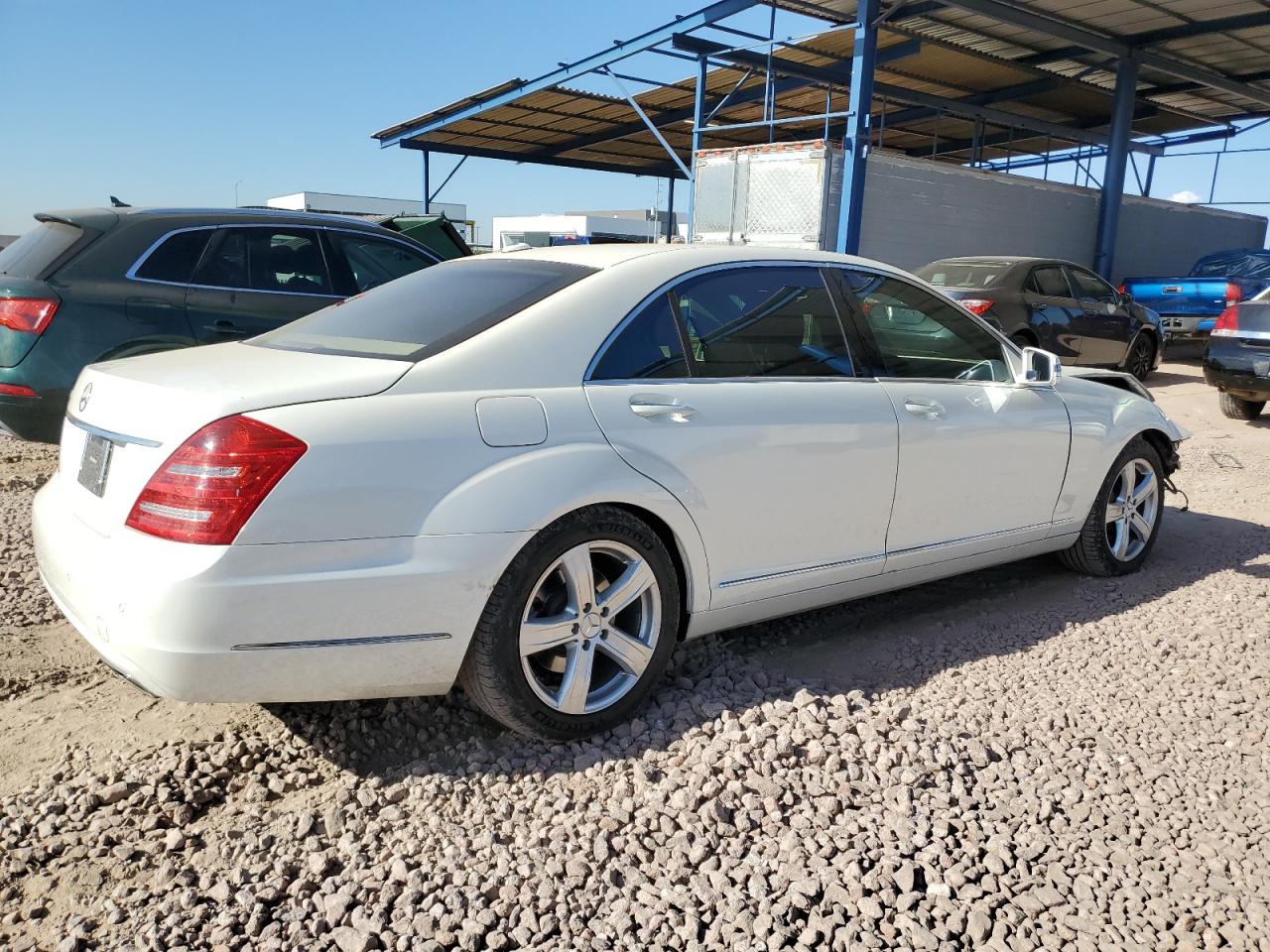 2013 Mercedes-Benz S-klasse VIN WDDNG7DB1DA493408 Copart auction photo, front end damage thumbnail 3