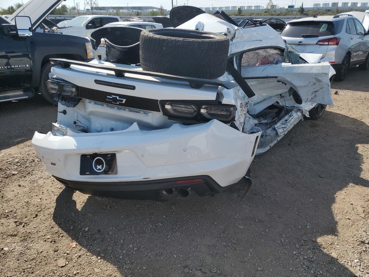 2022 Chevrolet Camaro VIN 1G1FH1R70N0112046 Copart auction photo, all over damage thumbnail 3