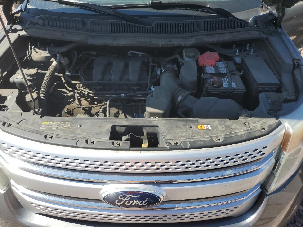 2012 Ford Explorer VIN 1FMHK7D87CGA05354 Copart auction photo, front end / side damage thumbnail 12