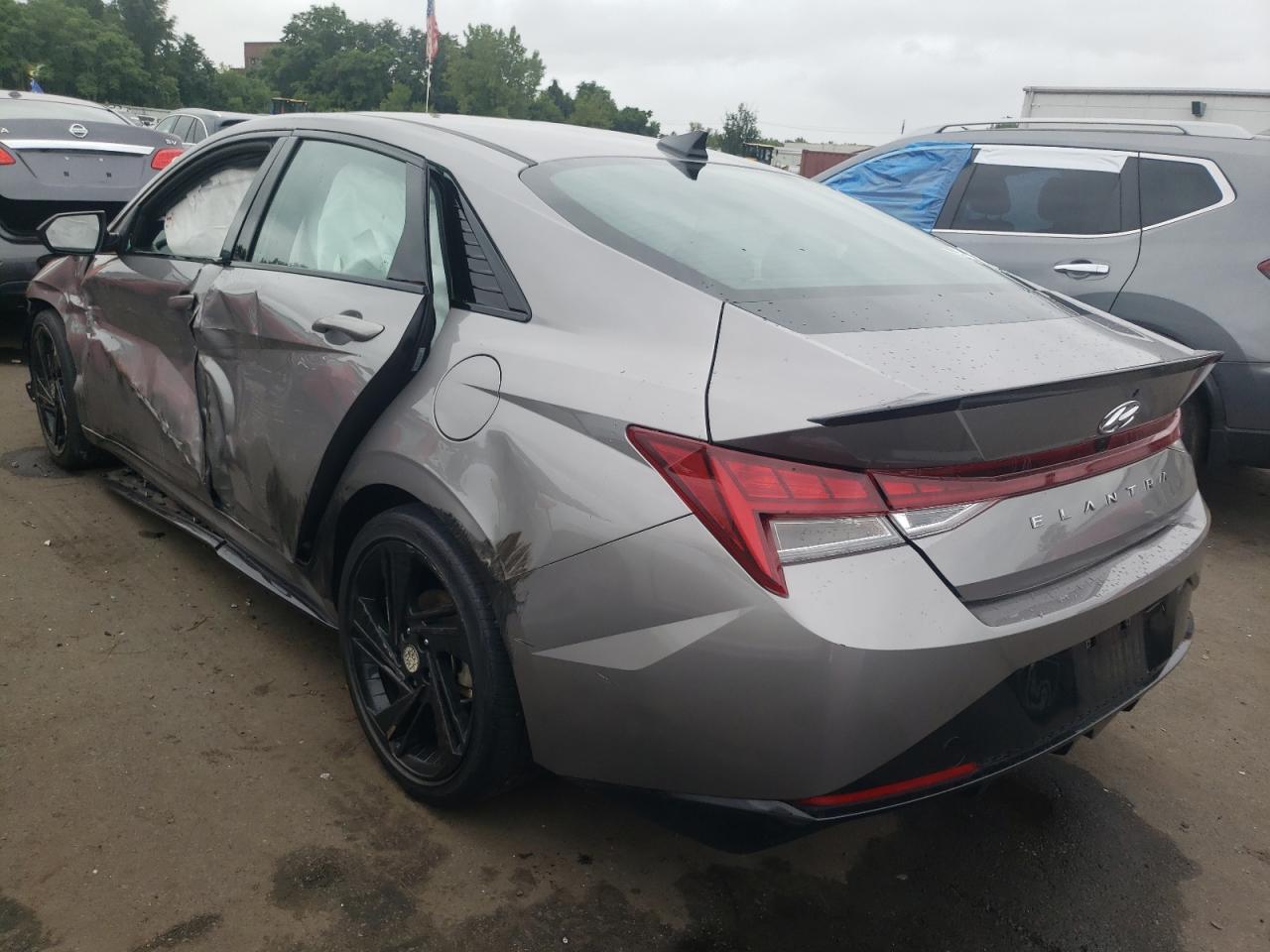 2023 Hyundai Elantra VIN KMHLR4AF1PU433001 Copart auction photo, all over damage thumbnail 2