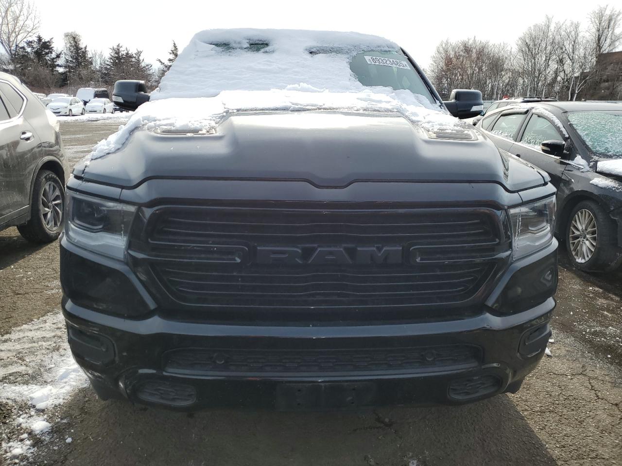 2021 RAM 1500 VIN 1C6SRFRT3MN524192 Copart auction photo, rear end damage thumbnail 5