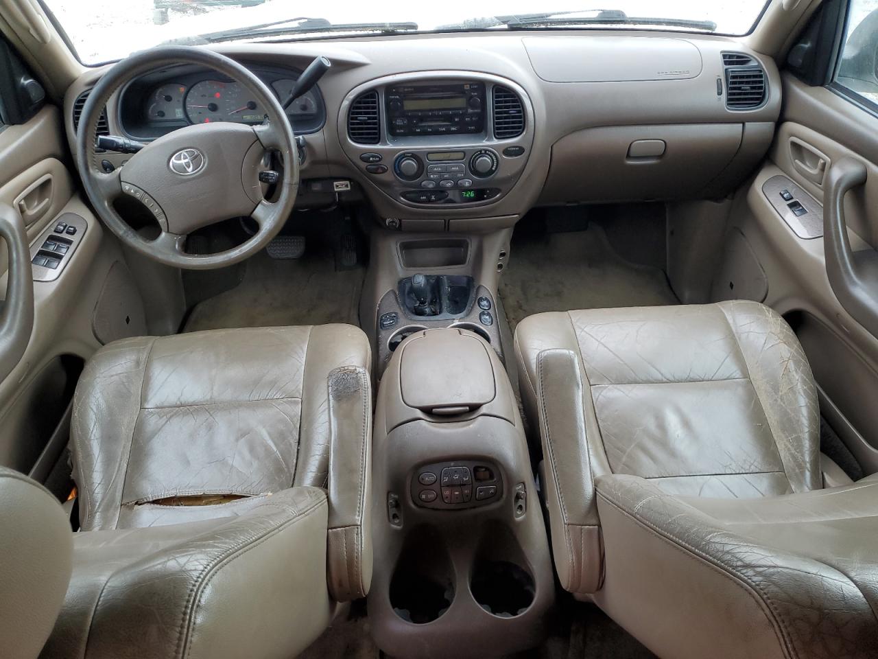 2004 Toyota Sequoia VIN 5TDBT48A84S210398 Copart auction photo, front end / rear end damage thumbnail 8