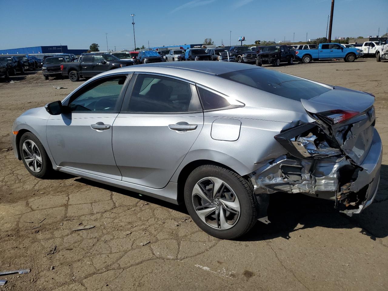 2020 Honda Civic VIN 19XFC2F69LE028965 Copart auction photo, rear end / front end damage thumbnail 2