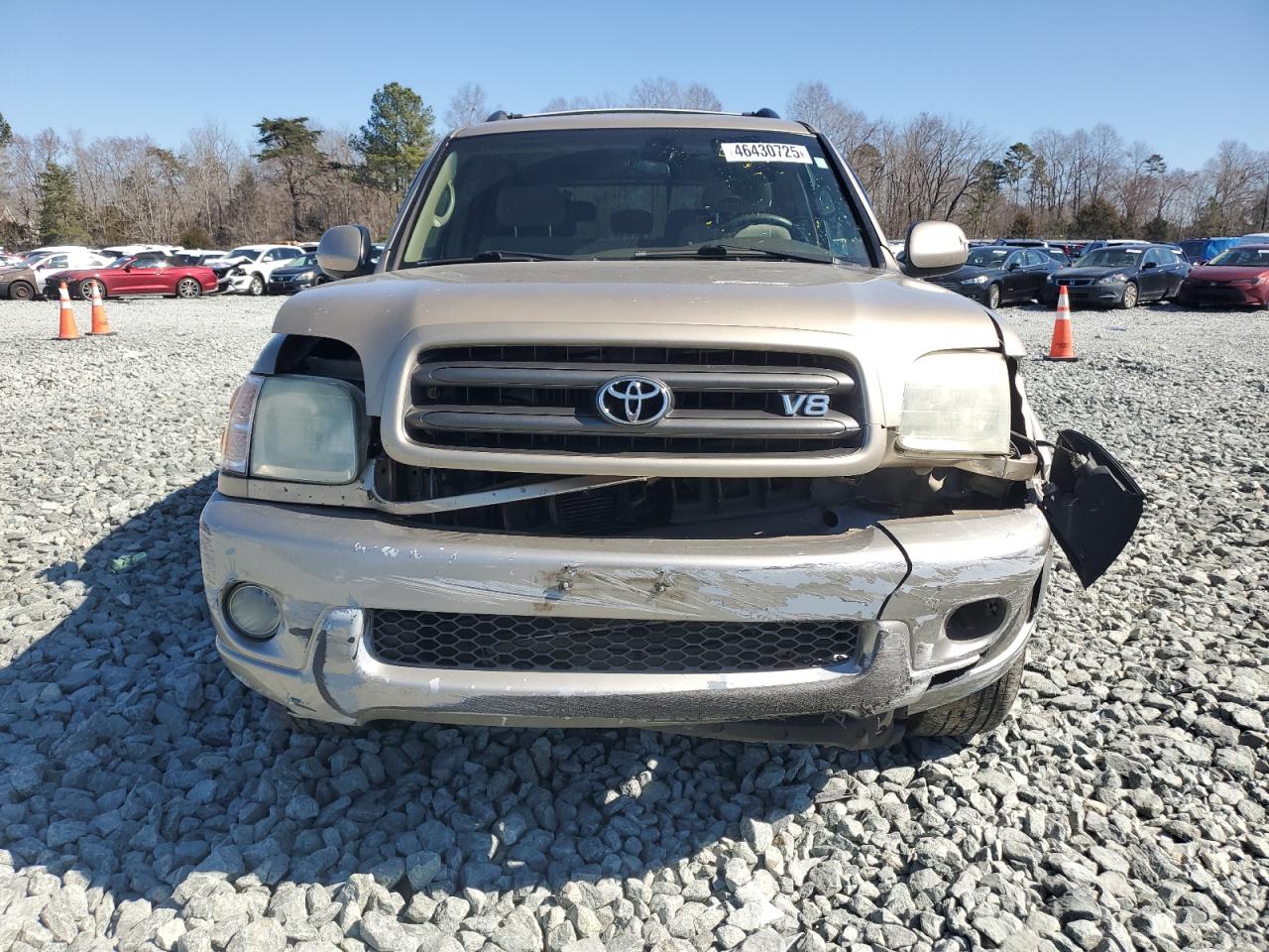 2004 Toyota Sequoia VIN 5TDZT34A44S235541 Copart auction photo, front end / rear end damage thumbnail 5