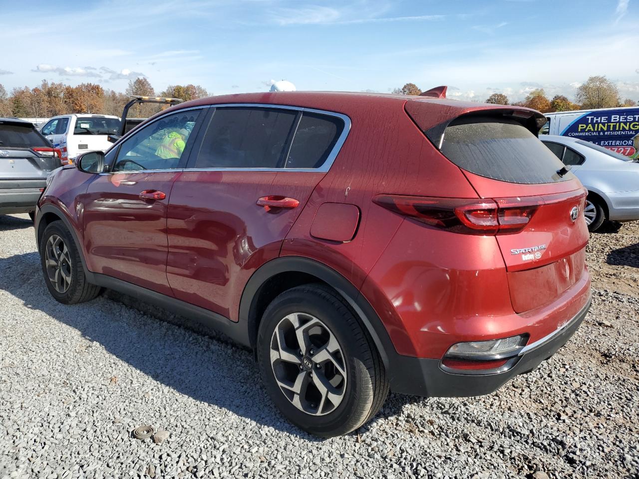 2020 KIA Sportage VIN KNDPM3AC6L7827574 Copart auction photo, front end damage thumbnail 2