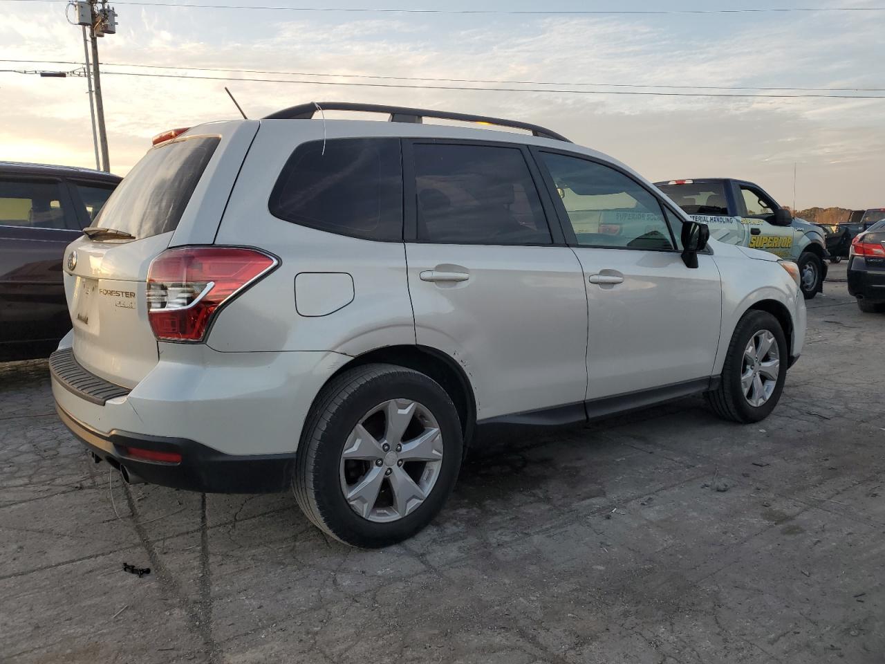 2015 Subaru Forester VIN JF2SJABC8FH446945 Copart auction photo, front end damage thumbnail 3