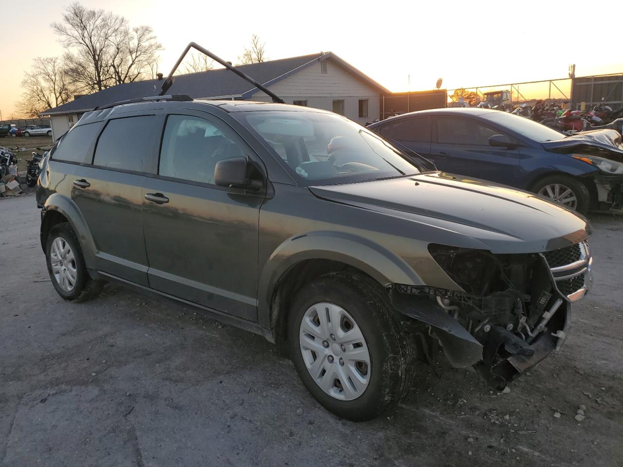 2017 Dodge Journey VIN 3C4PDCAB6HT608236 Copart auction photo, all over damage thumbnail 4