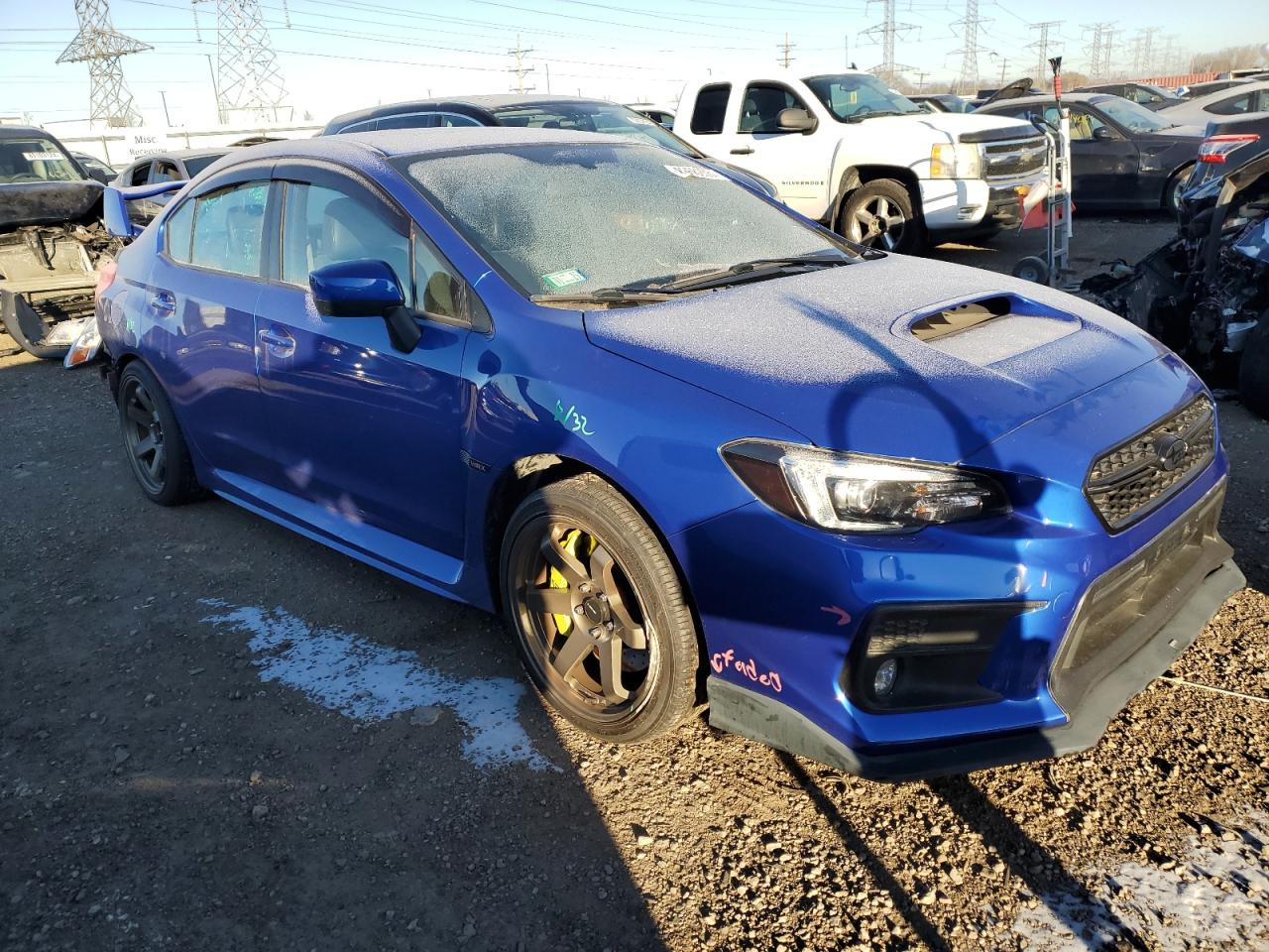 2019 Subaru WRX VIN JF1VA1H68K9823040 Copart auction photo, rear end / side damage thumbnail 4