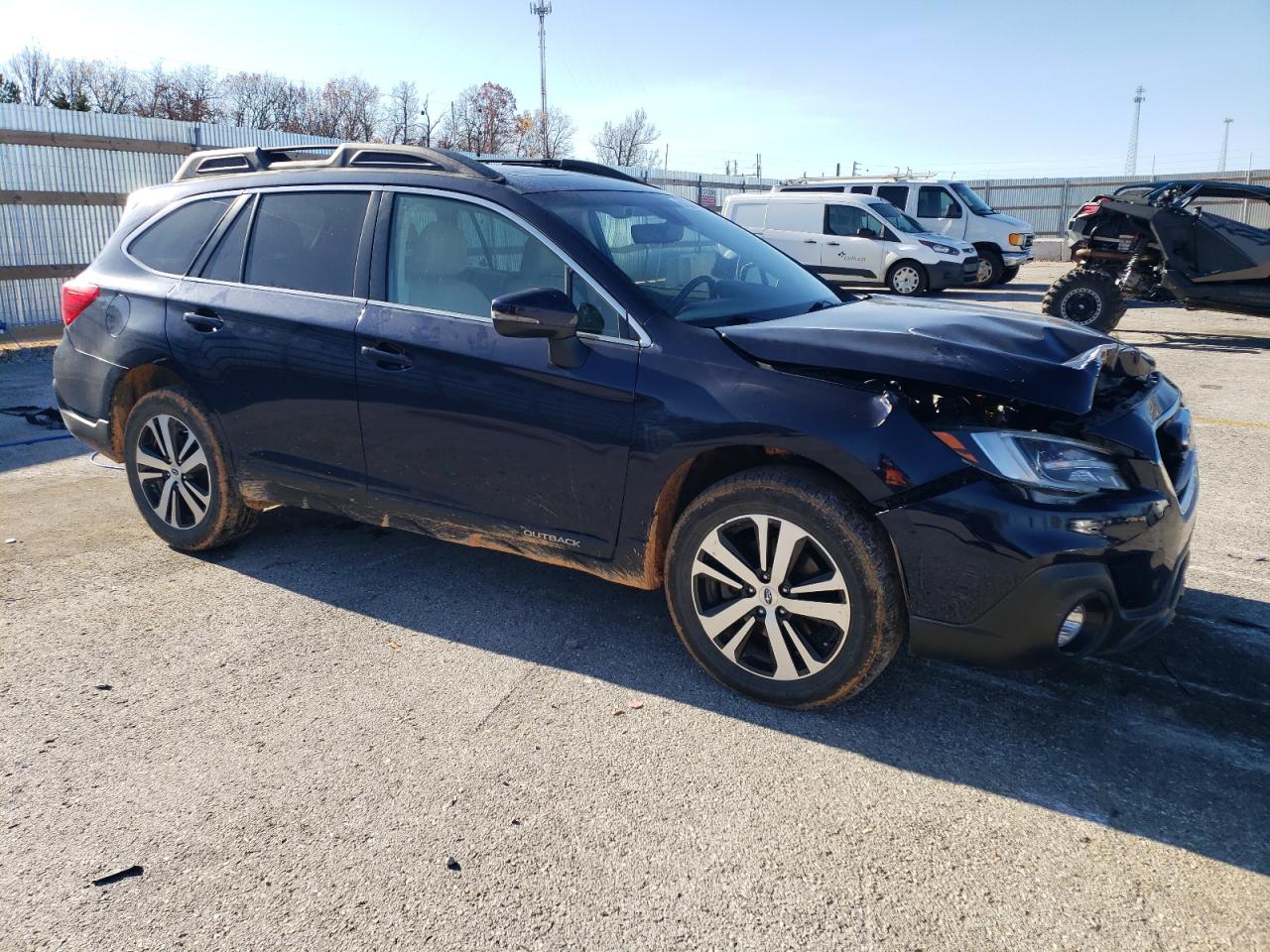2018 Subaru Outback VIN 4S4BSANC1J3332925 Copart auction photo, front end damage thumbnail 4