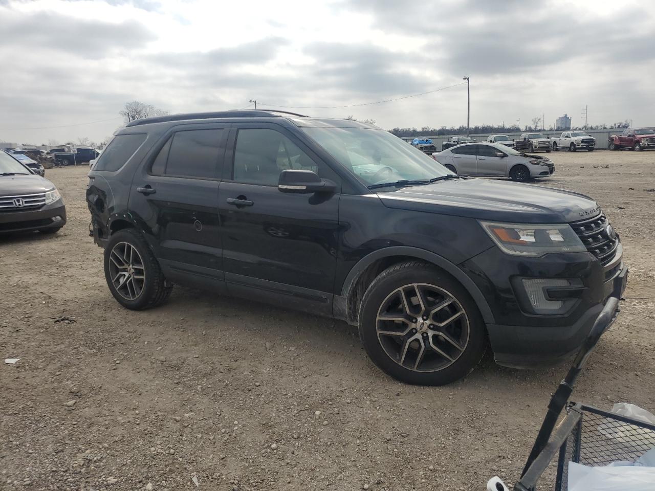 2016 Ford Explorer VIN 1FM5K8GT2GGB54205 Copart auction photo, rear end damage thumbnail 4
