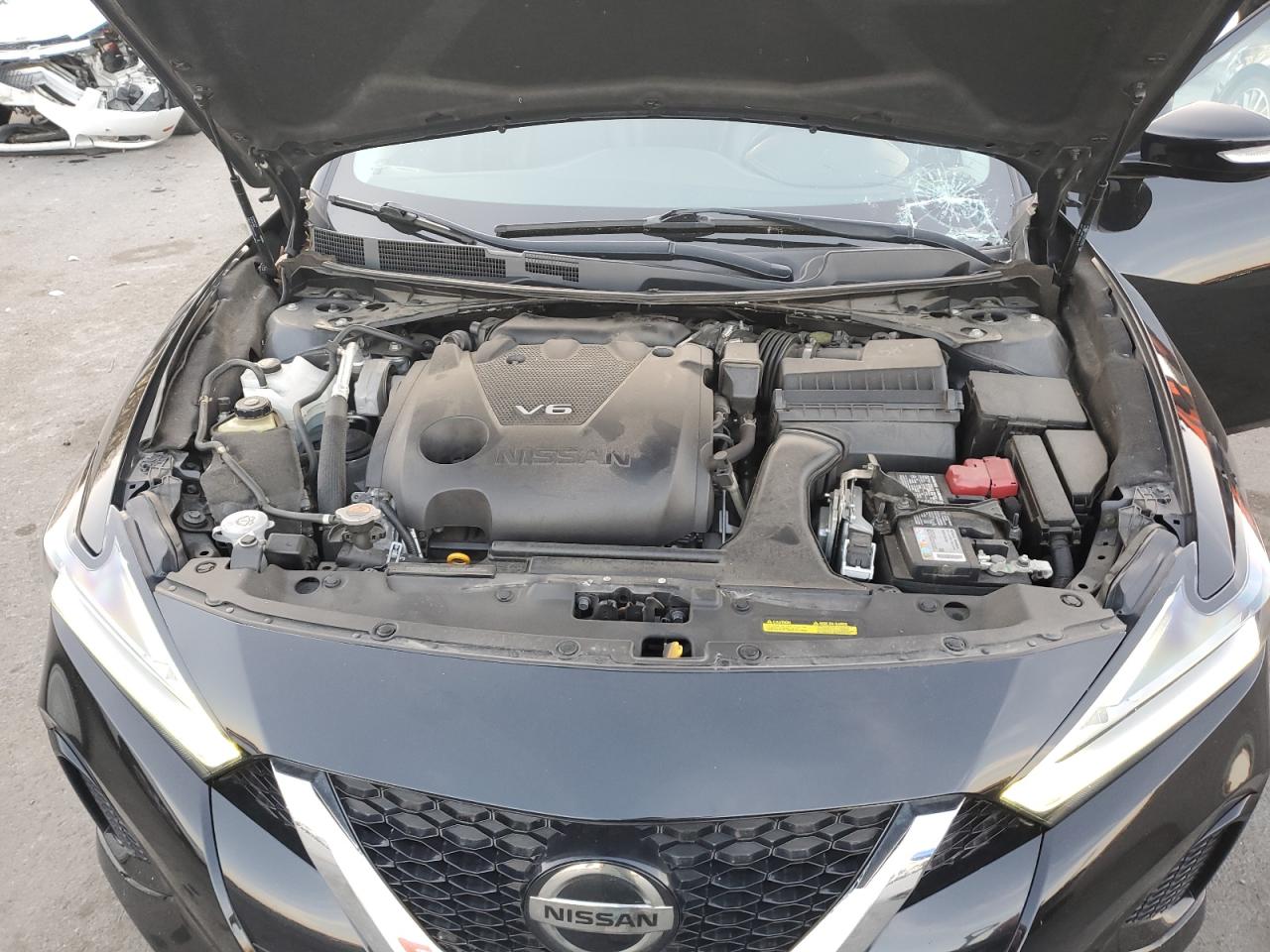 2019 Nissan Maxima VIN 1N4AA6AV3KC381994 Copart auction photo, vandalism damage thumbnail 11