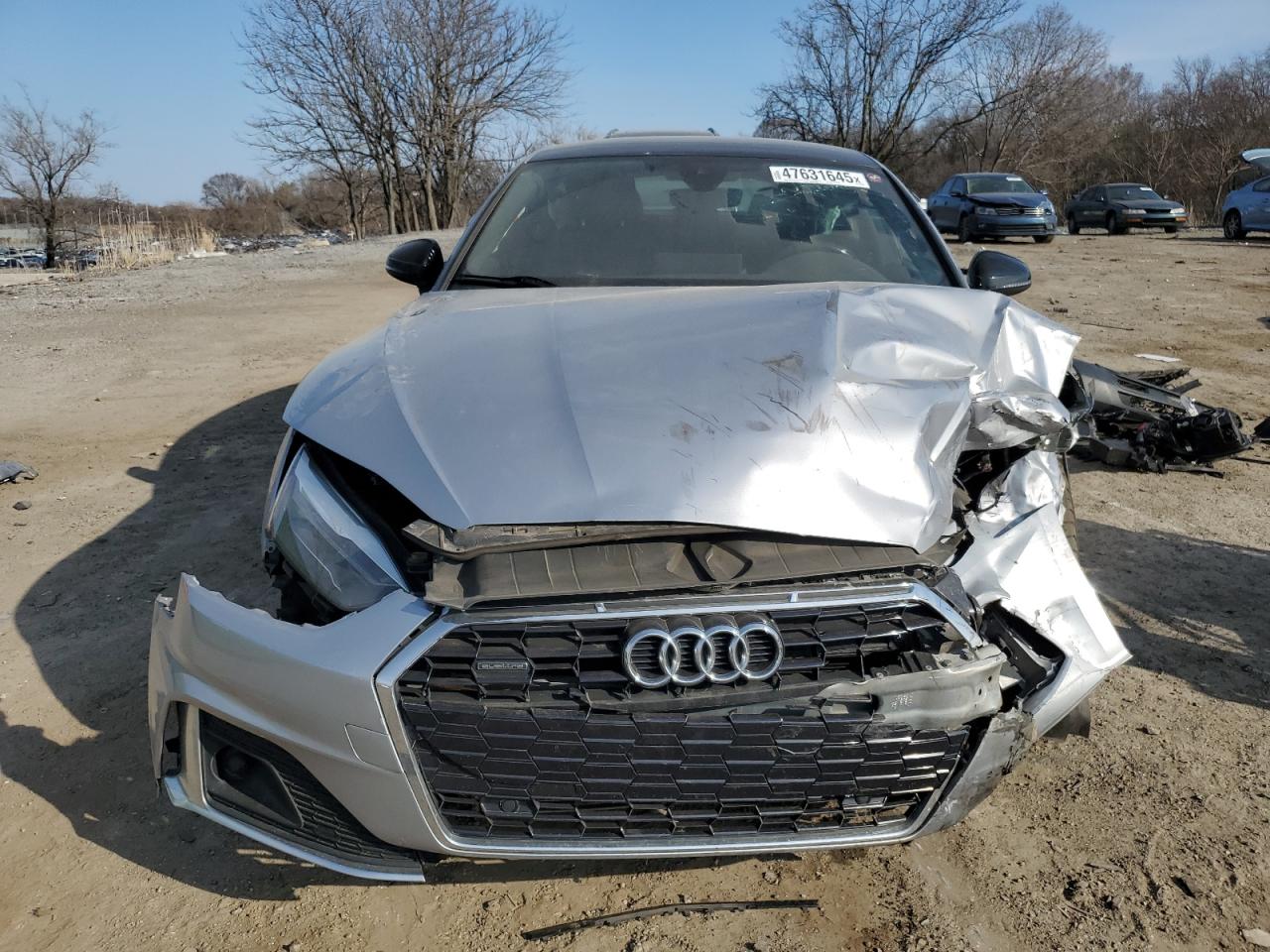 2020 Audi A5 VIN WAUANCF54LA006471 Copart auction photo, front end damage thumbnail 5