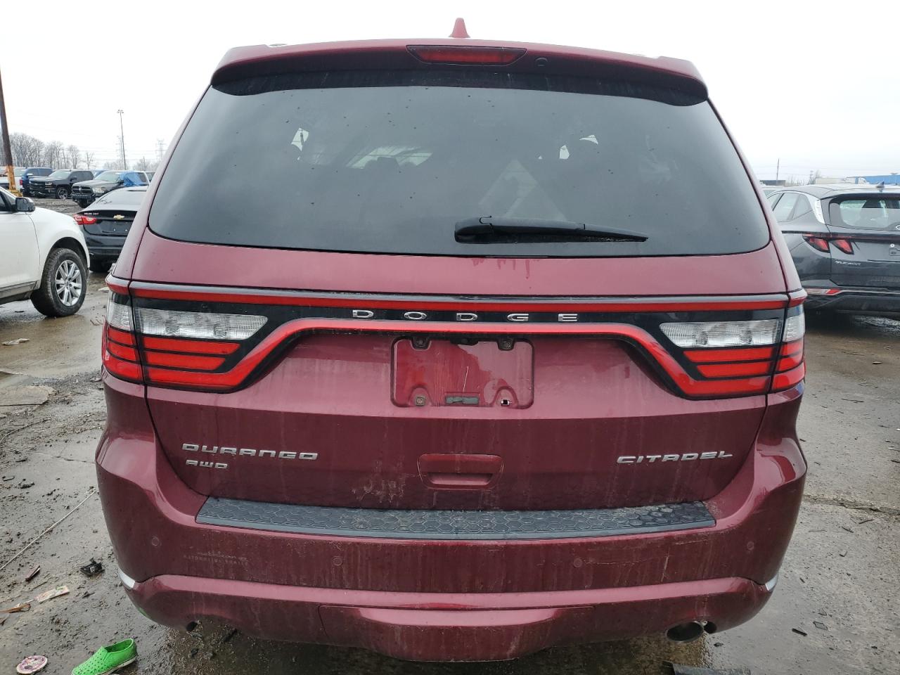 2017 Dodge Durango VIN 1C4SDJET8HC740394 Copart auction photo, stripped damage thumbnail 6