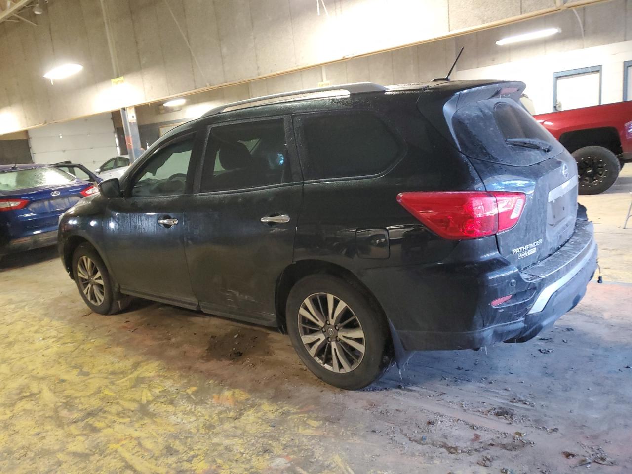 2018 Nissan Pathfinder VIN 5N1DR2MN9JC664026 Copart auction photo, rear end / side damage thumbnail 2