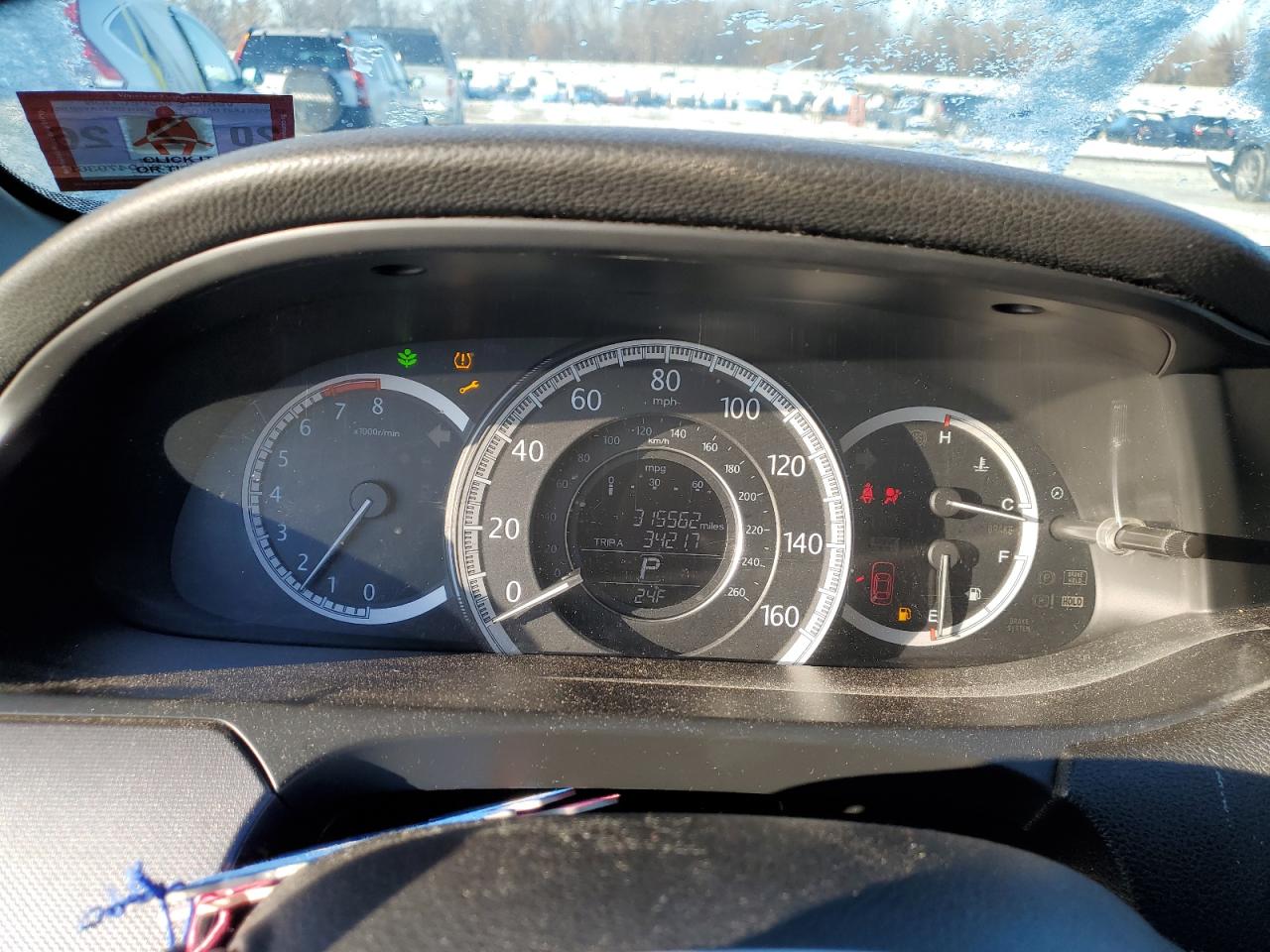 2015 Honda Accord VIN 1HGCR2F32FA210913 Copart auction photo, front end damage thumbnail 9