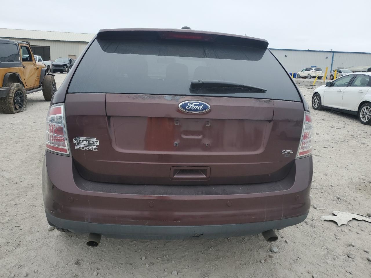 2010 Ford Edge VIN 2FMDK4JC0ABA21406 Copart auction photo, side / undercarriage damage thumbnail 6