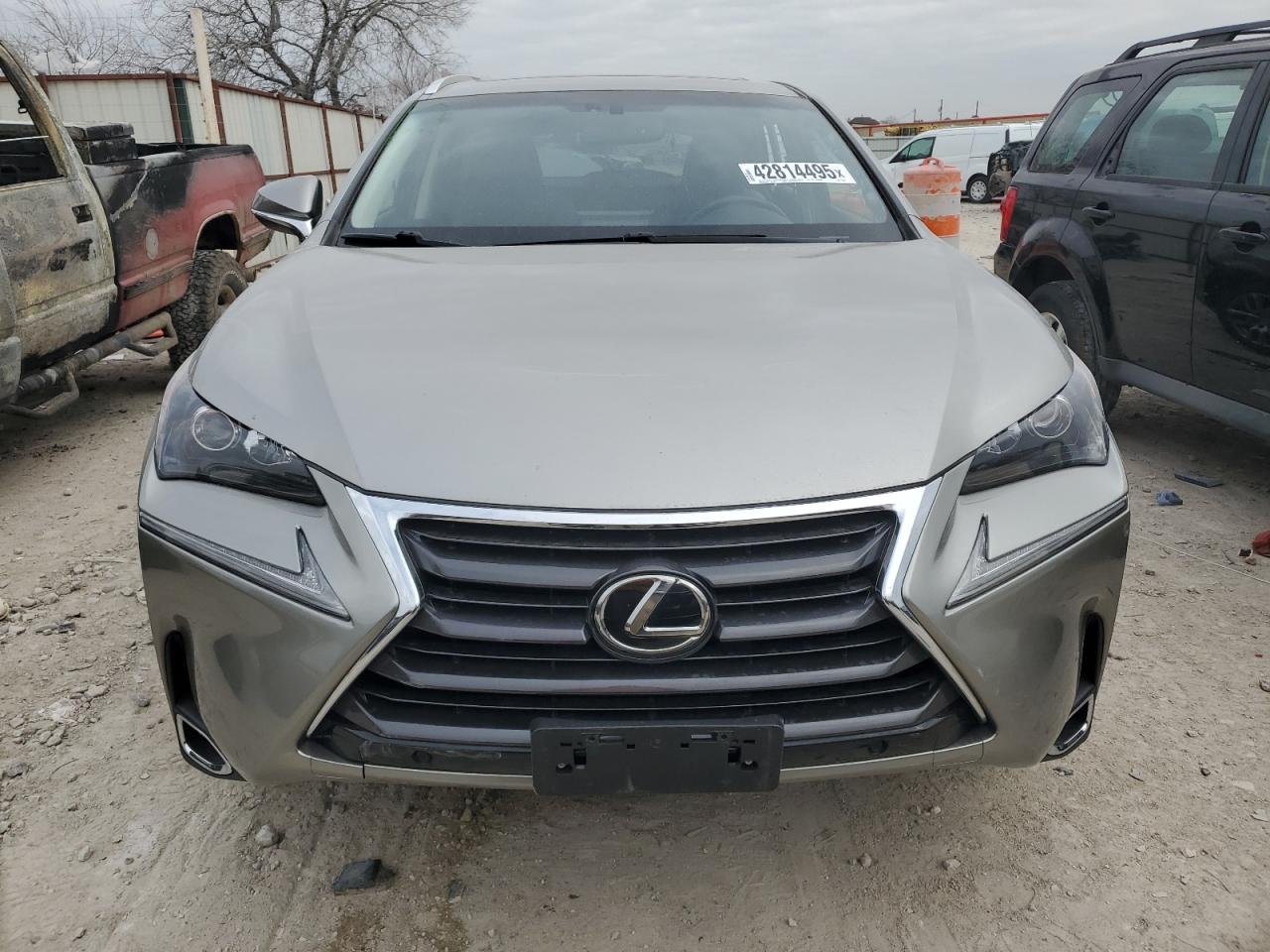 2015 Lexus NX VIN JTJYARBZ6F2019548 Copart auction photo, side damage thumbnail 5