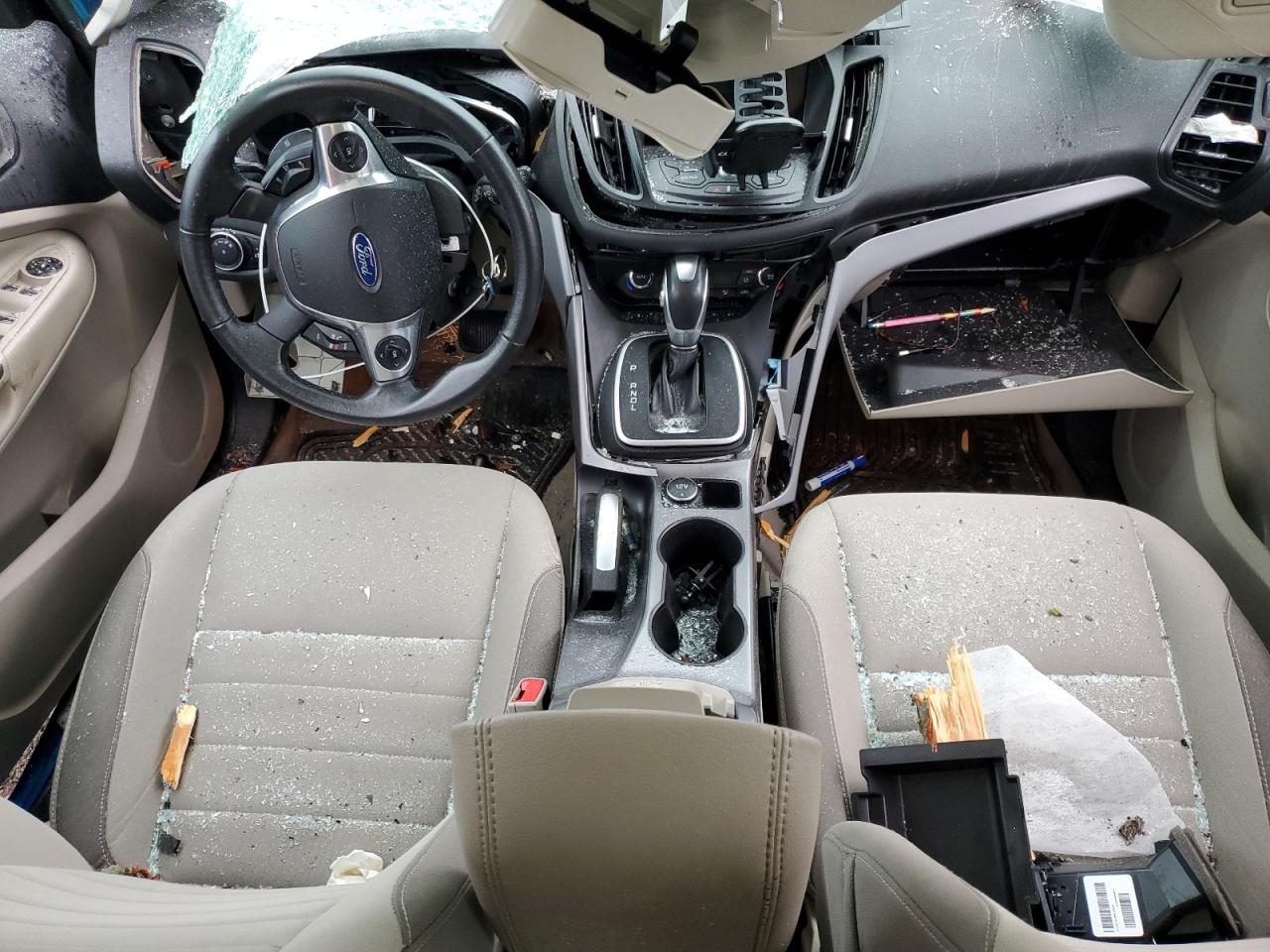 2015 Ford C-MAX VIN 1FADP5AU3FL125020 Copart auction photo, top/roof damage thumbnail 8
