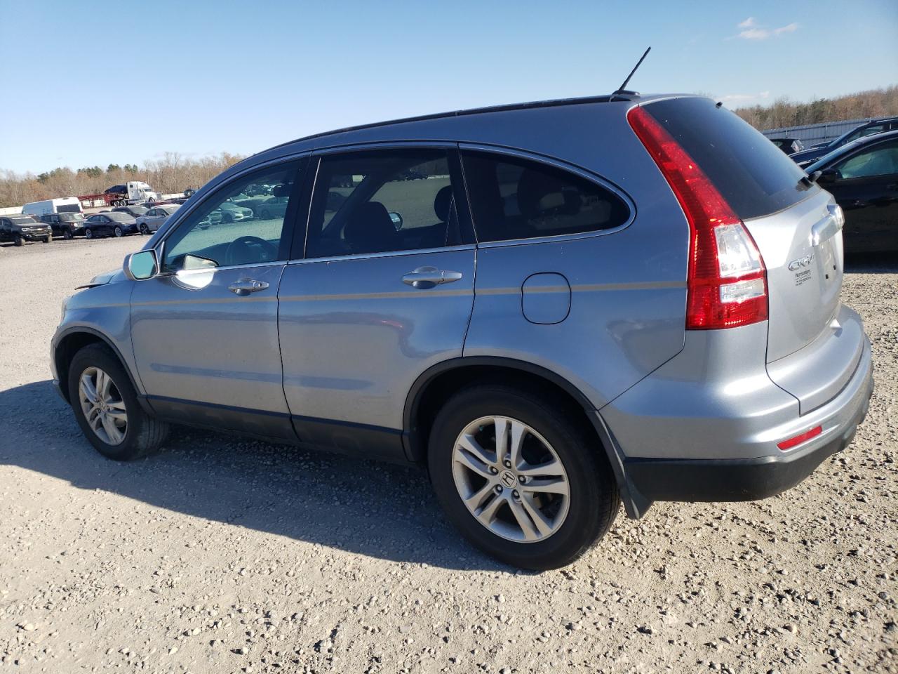 2011 Honda CR-V VIN 5J6RE4H74BL107369 Copart auction photo, front end / frame damage damage thumbnail 2