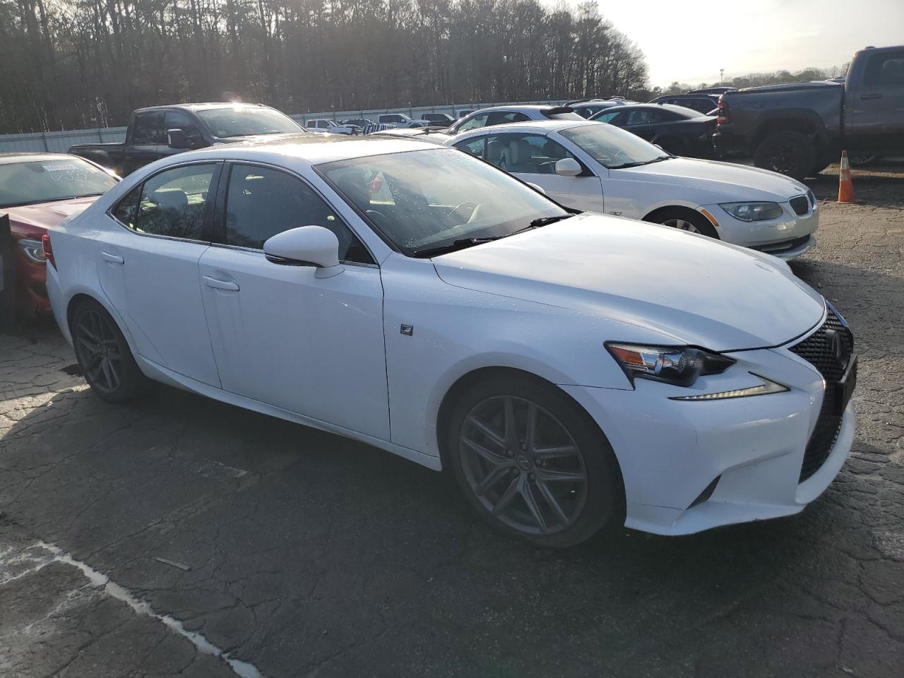 2016 Lexus IS VIN JTHBE1D26G5023094 Copart auction photo, rear end damage thumbnail 4