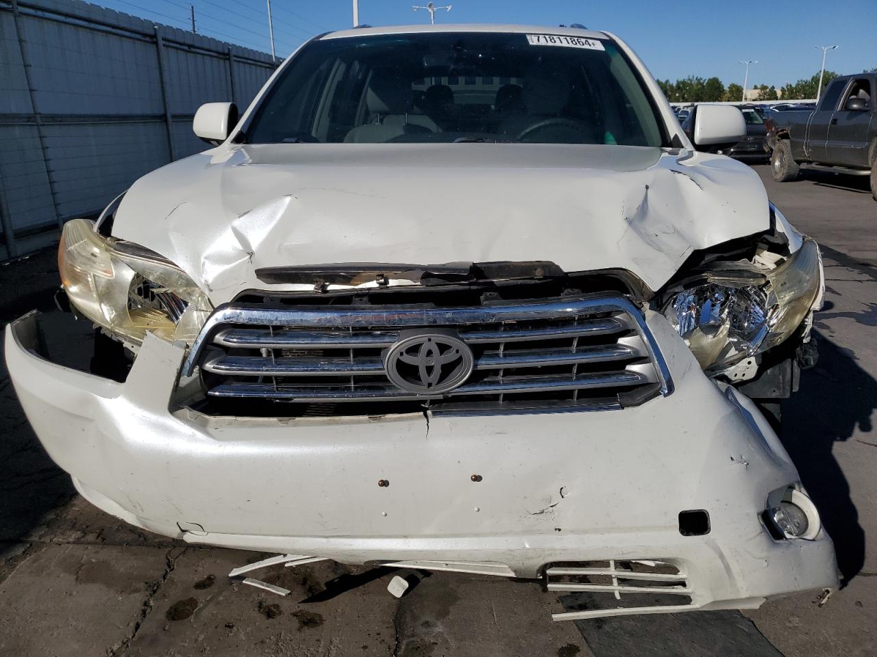 2009 Toyota Highlander VIN JTEES42A092142455 Copart auction photo, front end / undercarriage damage thumbnail 5