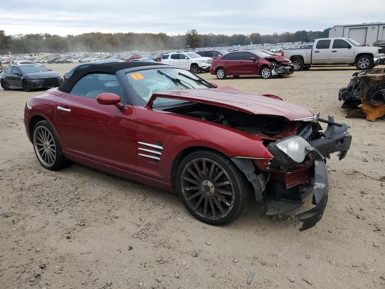 2005 Chrysler Crossfire VIN 1C3AN55L45X059075 Copart auction photo, front end / minor dent/scratches damage thumbnail 4